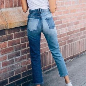 Revice Two-Toned Jeans Size 26 Distressed